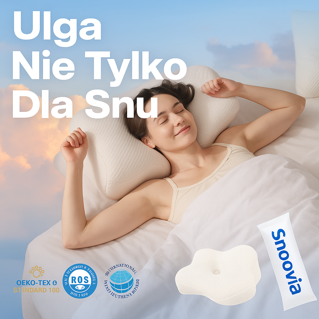 Snoovia™ Poduszka Ortopedyczna Ultra Kontur – Ulga i Wsparcie”
