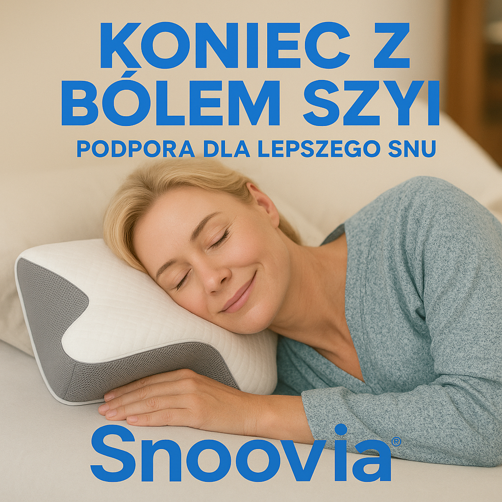 Snoovia™ Poduszka Ortopedyczna Ultra Kontur – Ulga i Wsparcie”