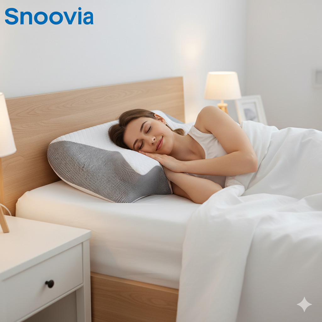 Snoovia™ Poduszka Ortopedyczna Ultra Kontur – Ulga i Wsparcie”
